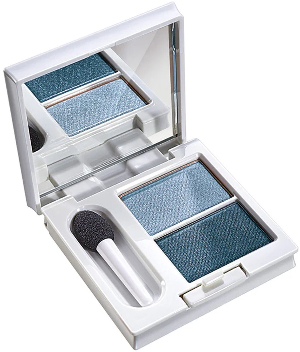 Mavala Duo Satin Eyeshadow Powder 2.4 g – Kleur Arctic - Luxe Duo Oogschaduw Met Zijdezachte Satin Finish – Langhoudende Sterk Gepigmenteerde Eyeshadow – Makkelijk Blendbaar
