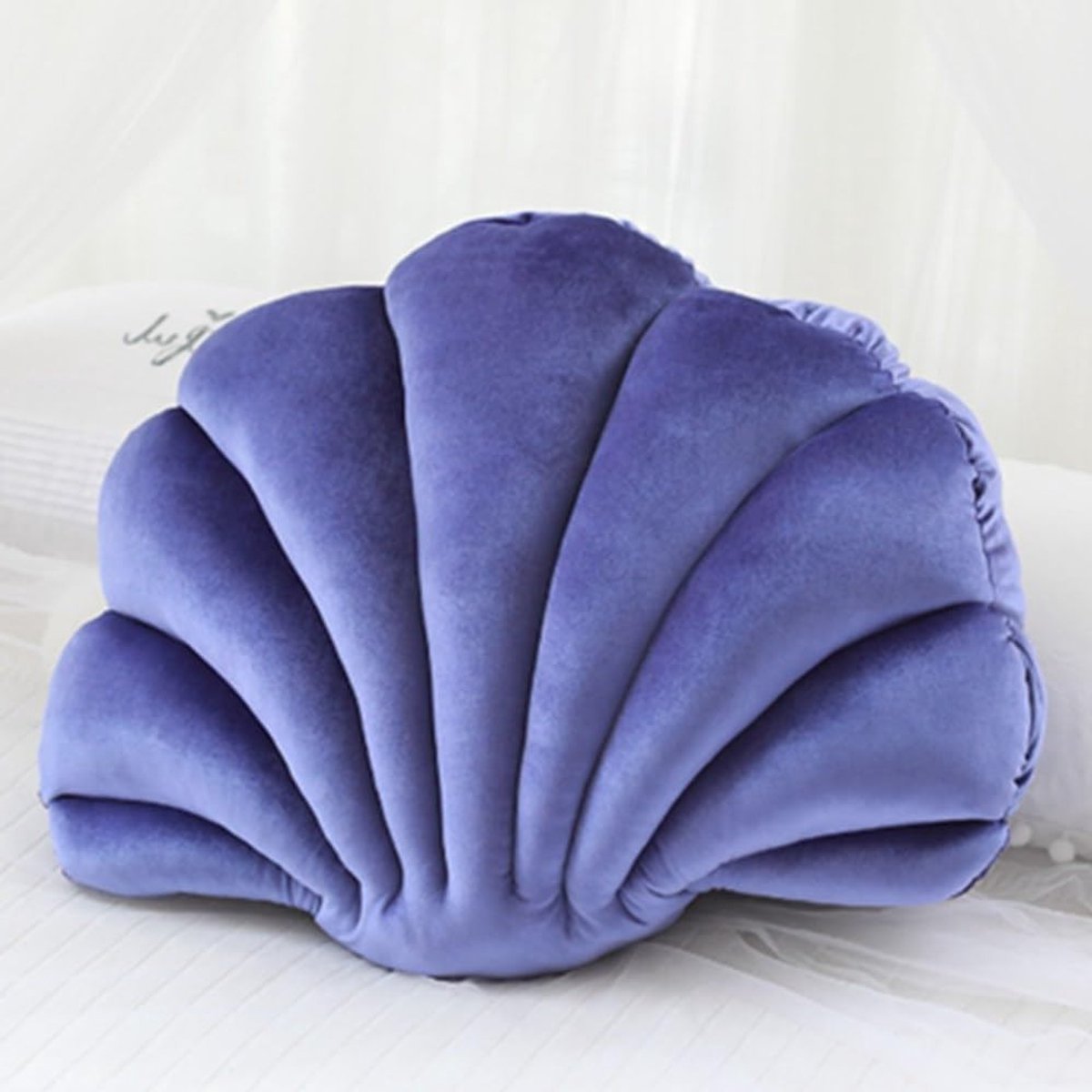 Schattige Schelp Kussens voor Bank en Stoel, Perfecte Decoratie voor Woonkamer, Slaapkamer en Kantoor (13x25cm) - Comfortabele Vloerkussen en Accent Kussen