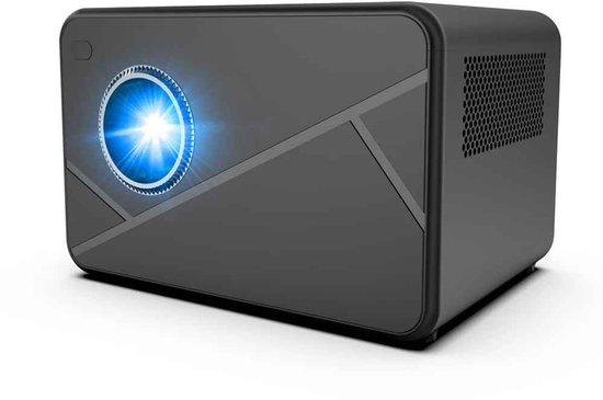 Draagbare CORE projector 1080P HD mini beamer met Bluetooth, WiFi, ingebouwde speaker, 40-150 inch