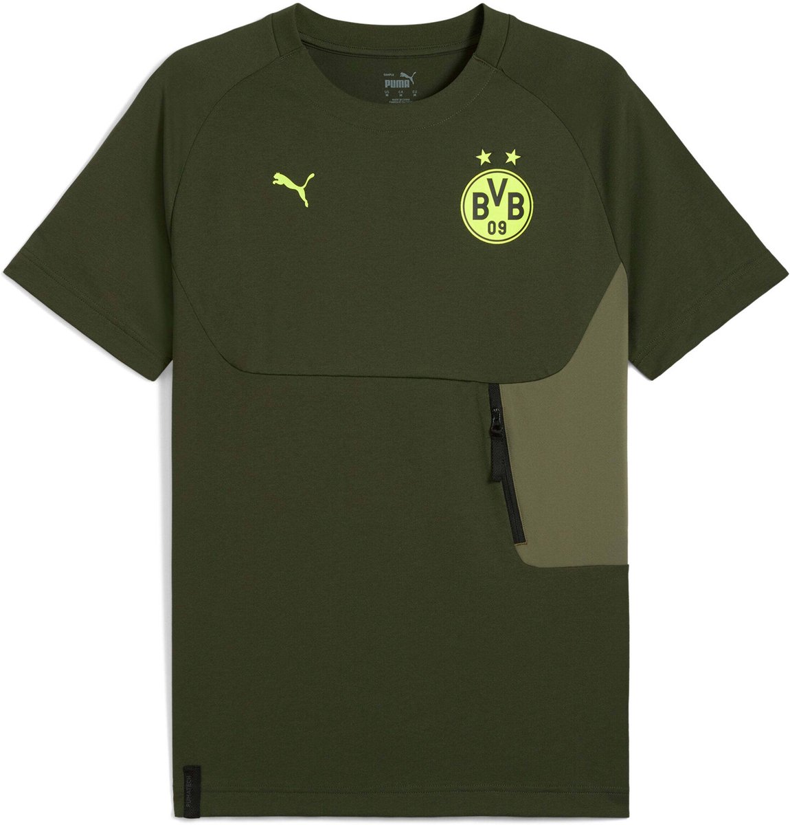 T-shirt Borussia Dortmund Tech Groen