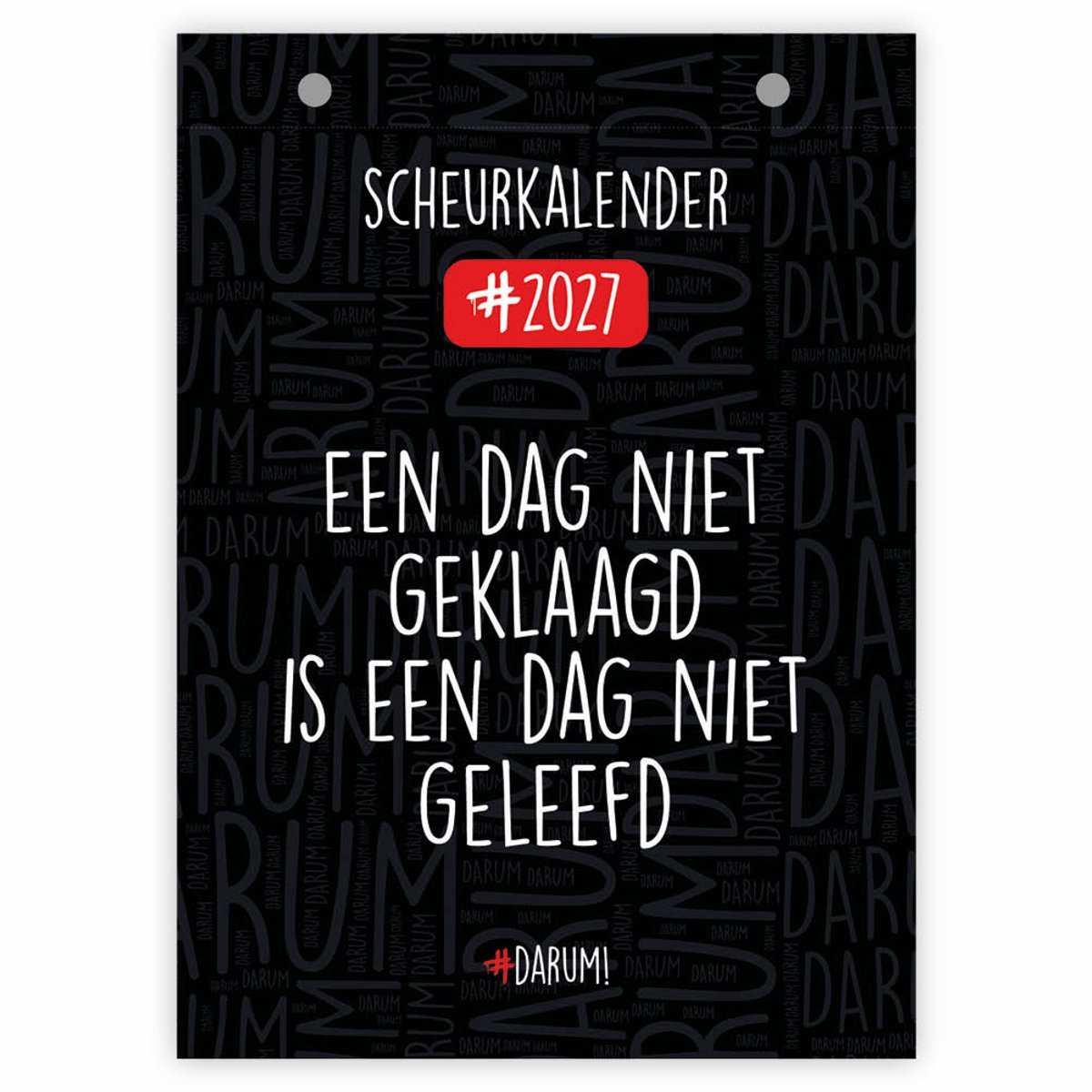 Darum Scheurkalender 2027