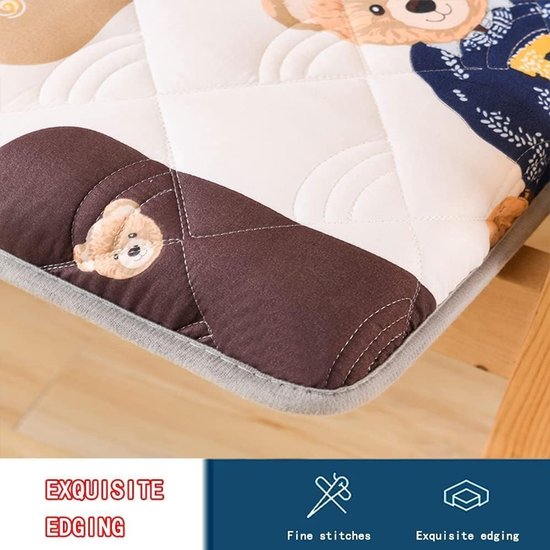 Opvouwbare Matras - Japanse Futon Vloermat - Comfortabel Slapen - Ademend en Zacht - 150x200cm - A — afbeelding 4
