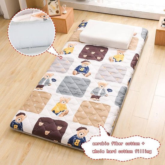 Opvouwbare Matras - Japanse Futon Vloermat - Comfortabel Slapen - Ademend en Zacht - 150x200cm - A — afbeelding 5