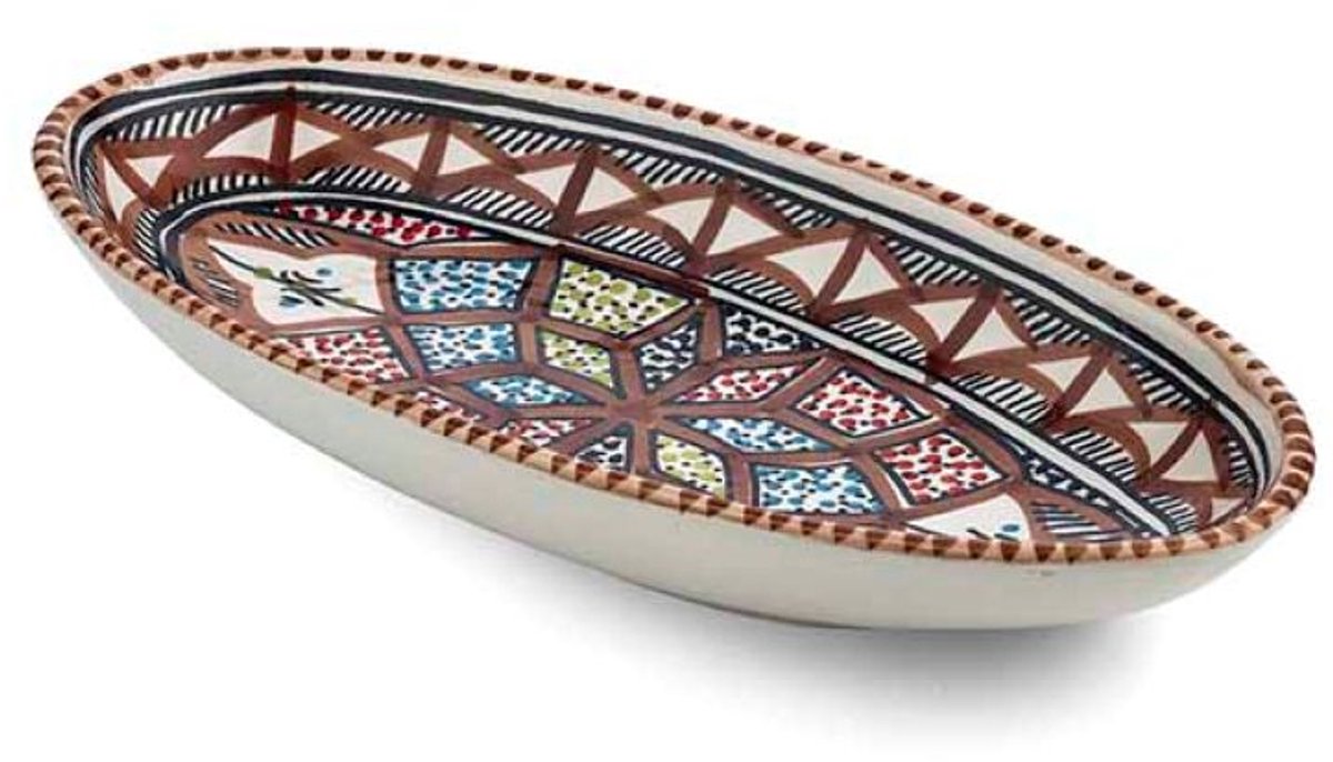 Cosy & Trendy Marron Schaal - 28x15x15cm
