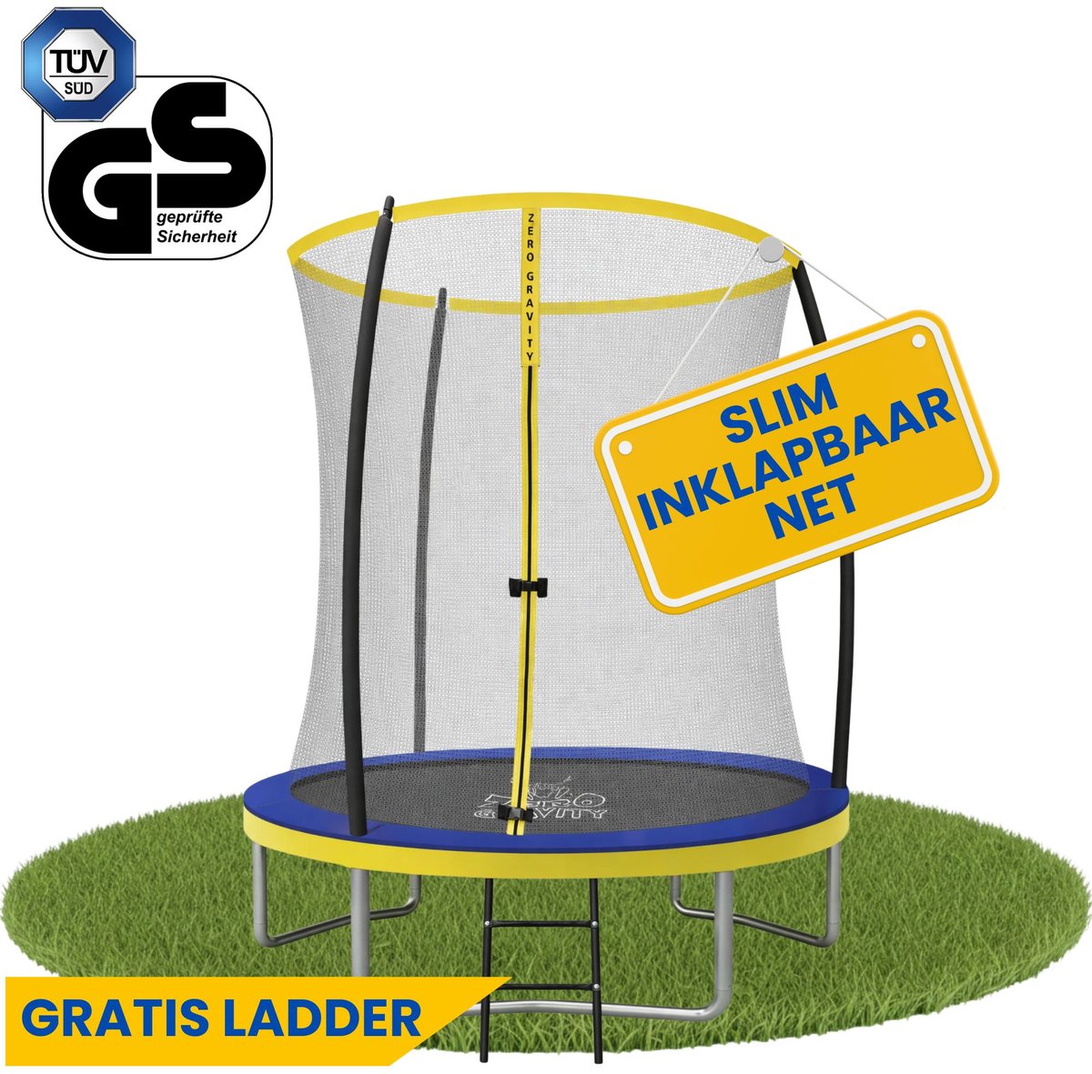 Zero Gravity trampoline Ø 183 cm