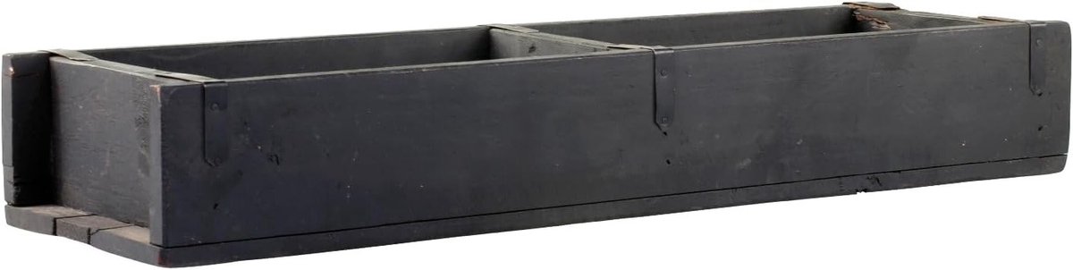 Unieke Vintage Decoratieve Houten Doos van 56 cm - Brick Shape, Opbergdoos voor Keuken en Badkamer, Stijlvolle Tafeldecoratie en Thuisaccessoire