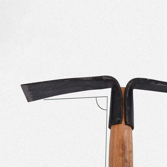 Allecto - Tuinhak Pick Axe - Multifunctioneel Handgereedschap - Stabiel en Lichtgewicht - Voor Tuinieren - Ideaal voor Graven en Wieden van Merkloos	 — afbeelding 2