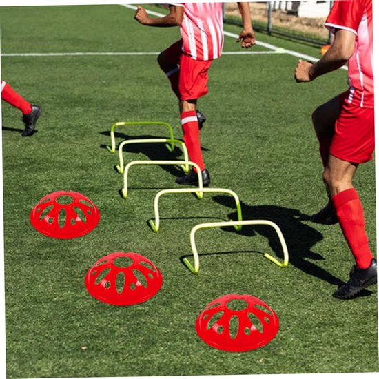 Voetbal Trainingsschijven - Agility Kegels Pionnen - Sporttraining Verbeteren - Duurzaam Flexibel PE Materiaal — afbeelding 2
