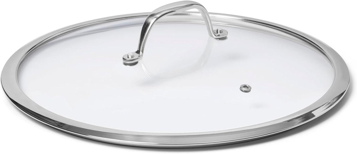 Deksel 30 cm - Pan deksel - Koken - Gehard glas - 30 cm - Transparant