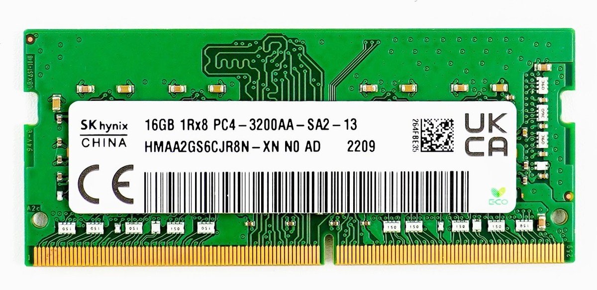 SK hynix HMAA2GS6CJR8N-XN – 16GB DDR4 3200MHz SO-DIMM Laptop Geheugen – Snel & Betrouwbaar