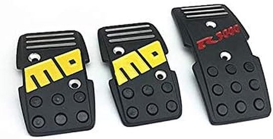 Auto Pedaal Covers - Set Pedaalhoezen - Veiliger Rijden - Antislip Ontwerp - 3 Stuks - Zwart — afbeelding 3