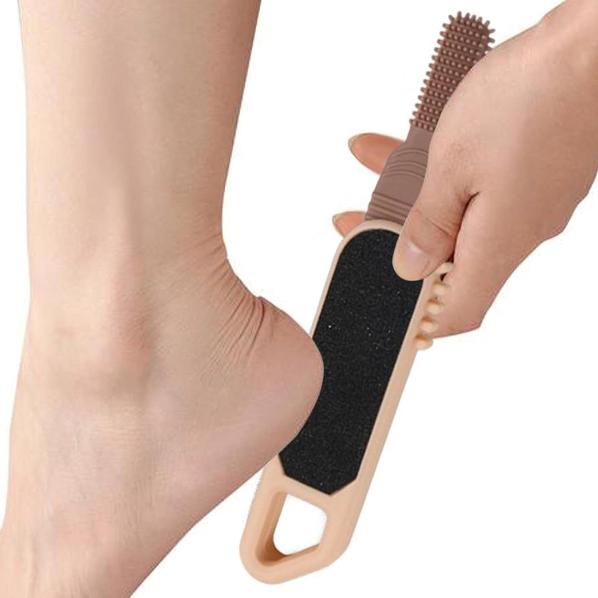 Voetvijl - Eeltvijl Pedicure - Voeten Verzorgen - Dubbele Kop - 21.8 cm - Grijs