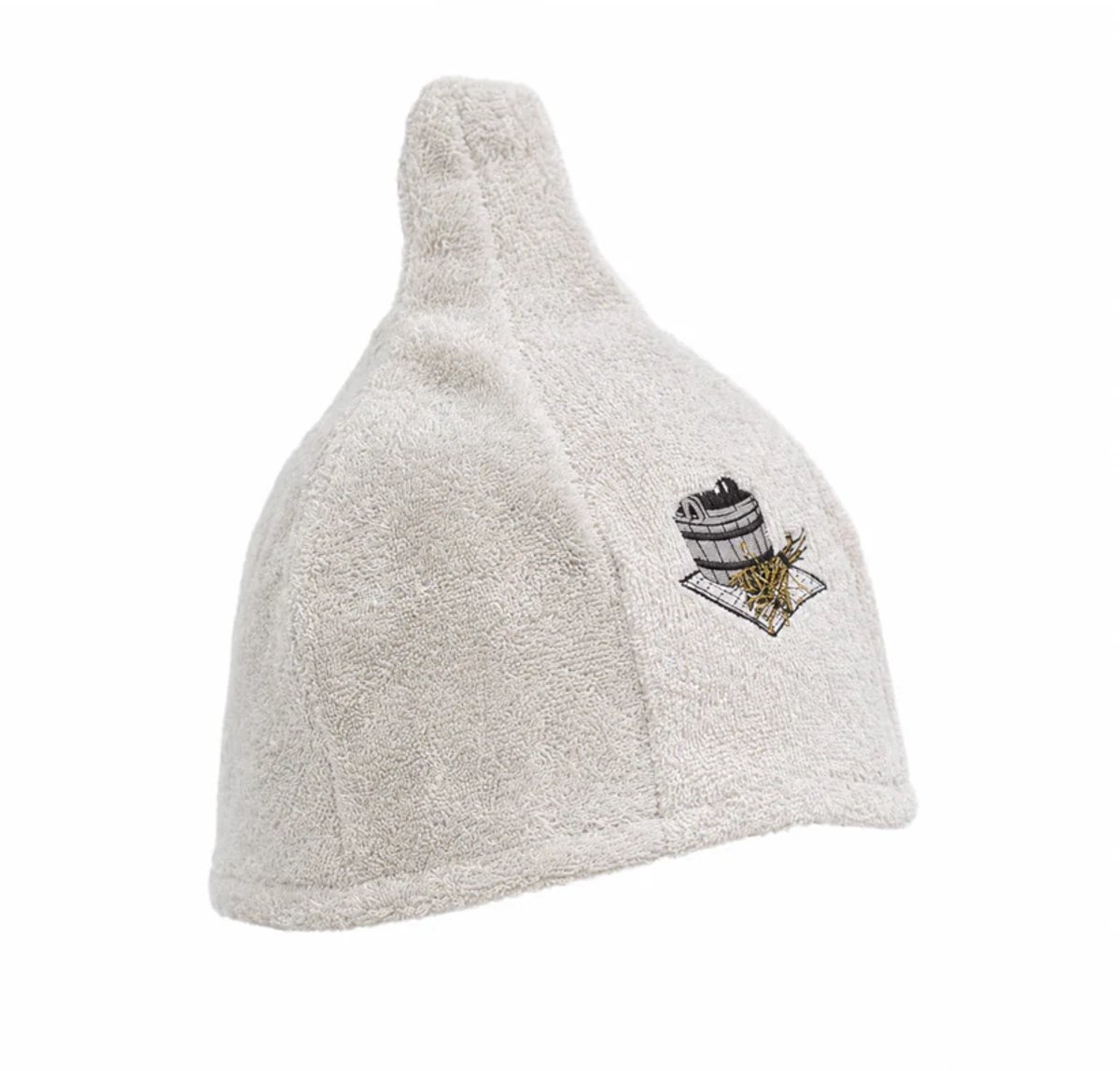 Sauna Muts - Voorkomt Oververhit Hoofd en Beschermt Haar Tegen Hitte - Saunamuts Voor Dames en Heren - Sauna Accessoires - Sauna Hoed - Beige