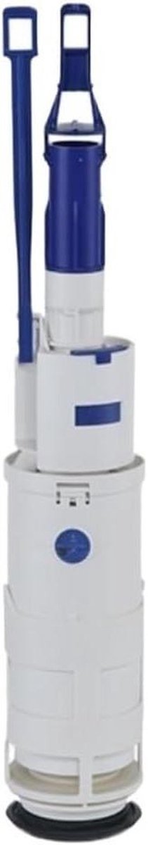 Spoelklep Inbouwreservoir - Reservoironderdeel - Toilet Reparatie - Dubbel Spoelmechanisme - 1 Stuk - Universeel