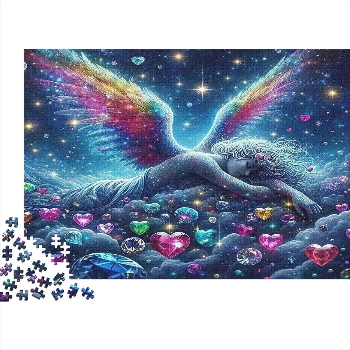 Legpuzzel 1000 stukjes - Volwassen Puzzel - Ontspanning en Plezier - Gerecycled Karton - 38x26 cm - Multicolor
