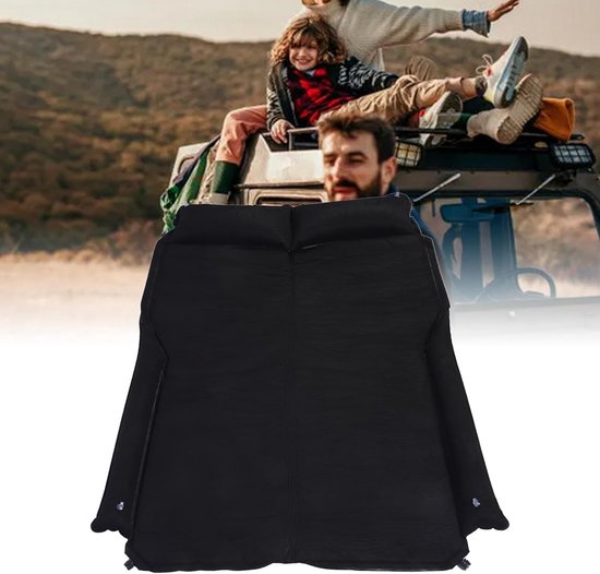 Kampeerbed SUV - Luchtbed Auto - Reizen met Auto - Met Zijvleugels - 5 cm Dikte - Asgrijs — afbeelding 2