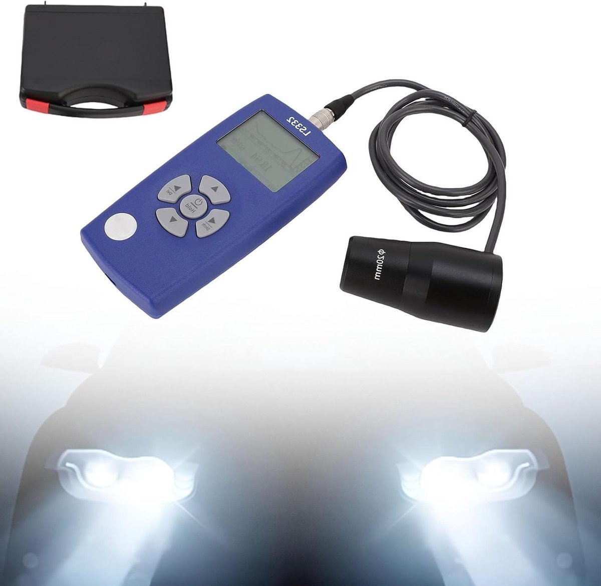 Digitale lichtmeter - Helderheidsmeter - Schermmeting - Hoge Precisie - 1.000.000 Cd/m² - Zwart