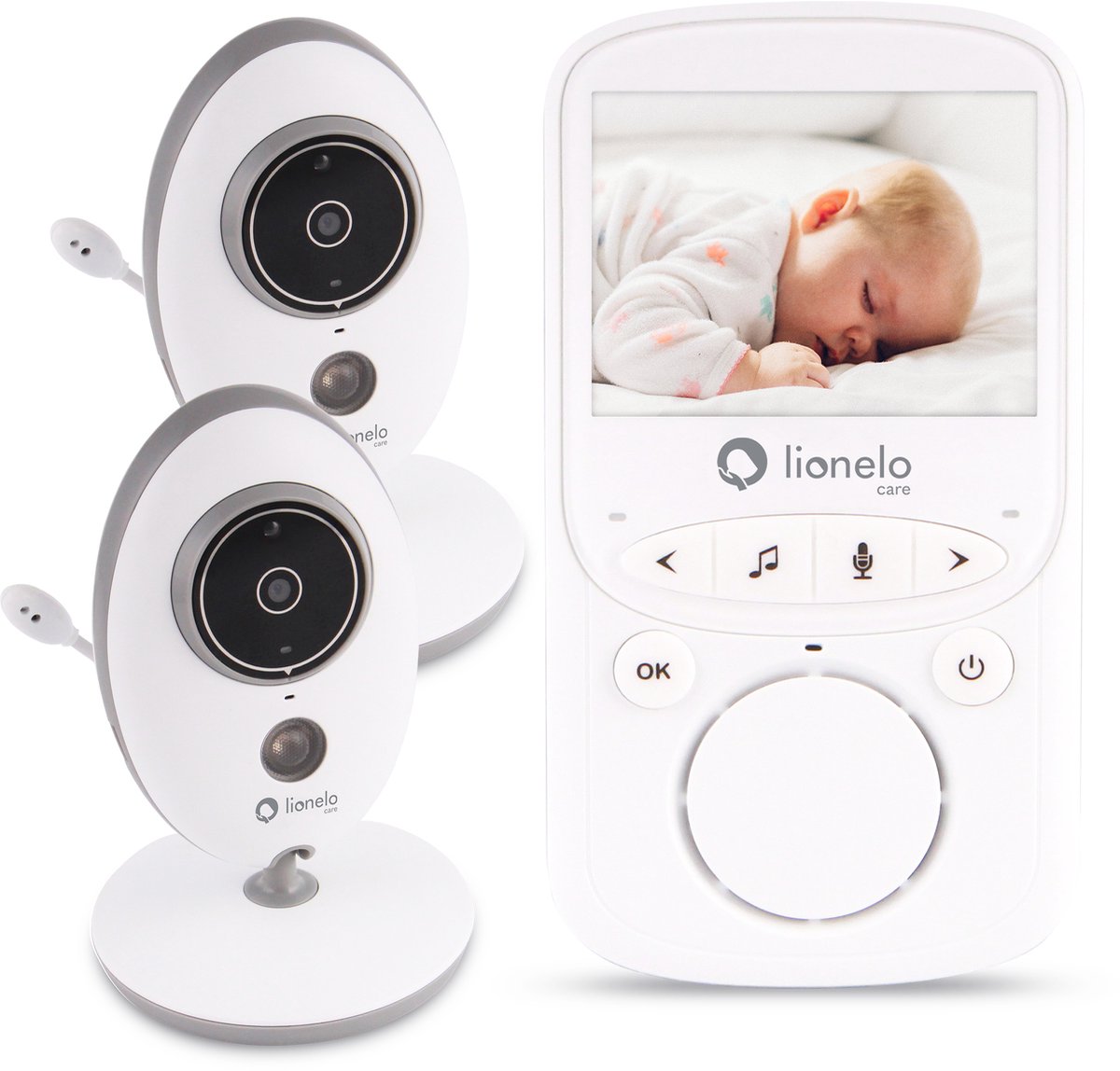 Lionelo Babyline 5.1 - Babyfoon - Bereik tot 300 m - Nachtmodus - 20 uur gebruikt