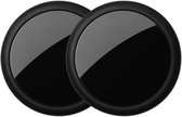 Guardyan® Pro GPS Tracker Zwart- Apple Find My - Koffer Tracker - GPS tracker - Bagage tracker - Sleutelvinder - Keyfinder voor sleutels - Sleutelzoeker - Sleutelhanger geschikt voor AirTag - 2 Stuks