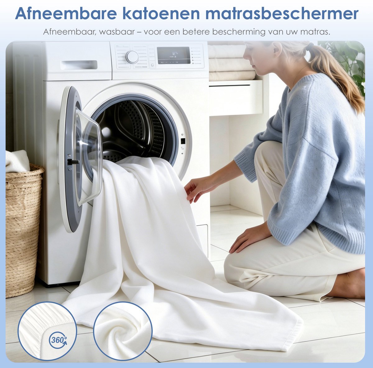 Matras 90x200 tweepersoons - 25cm - Pocketvering Matras - 7-Zones - Orthopedisch - Anti-Allergie - Traagschuim - Gemiddelde Stevigheid — afbeelding 4