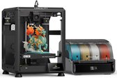 Creality K2 SE Combo 3D-printer - Nieuw in 2026 - Multicolor printen met CFS - Tot 500 mm/s hoge snelheid - Intelligente auto-nivellering - Volledig metalen frame - Fully Pre-Assembled - 20 × 215 × 245 mm