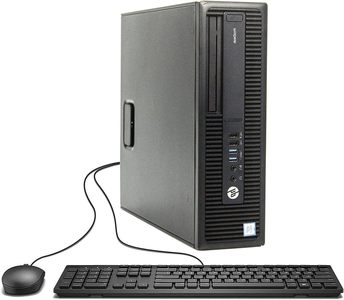Desktop PC - Computer Werkstation - Productief Werken - Vernieuwd en Getest - 256 GB SSD - Zwart
