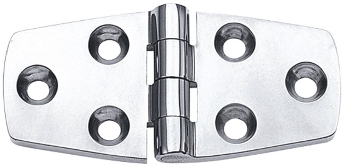 Scharnier rvs 105x38mm