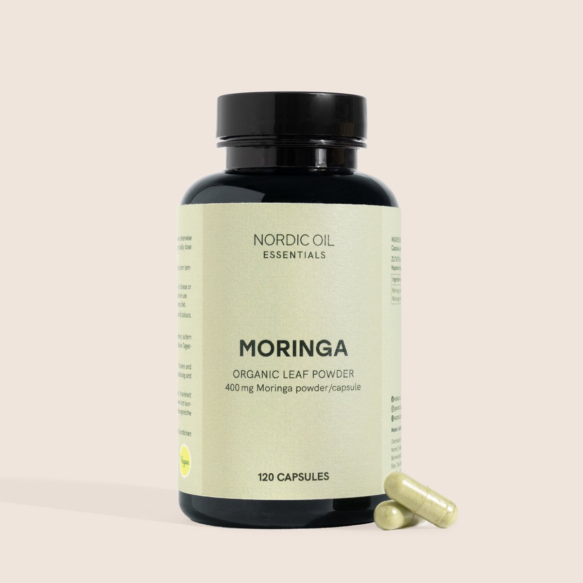 Nordic Oil© - Moringa-poeder capsules