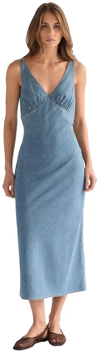 Wrangler Bias Slip Mouwloze Jurk L Vrouw Bohemian Bliss