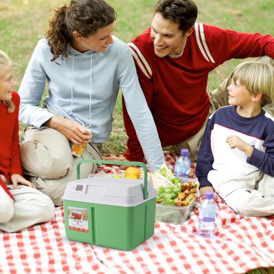 Draagbare koelbox - Mini koeler - Buitenactiviteiten - Waterdicht en lekvrij - 5 of 8 liter - Groen — afbeelding 3