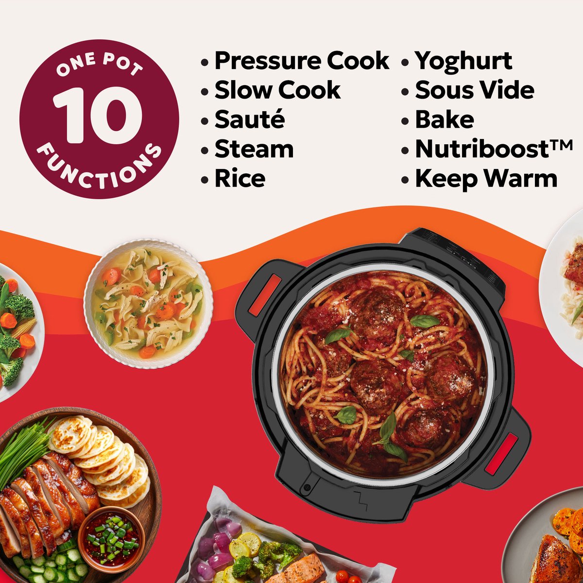 Instant Pot Pro Multicooker 5,7L 1200W - afbeelding 3