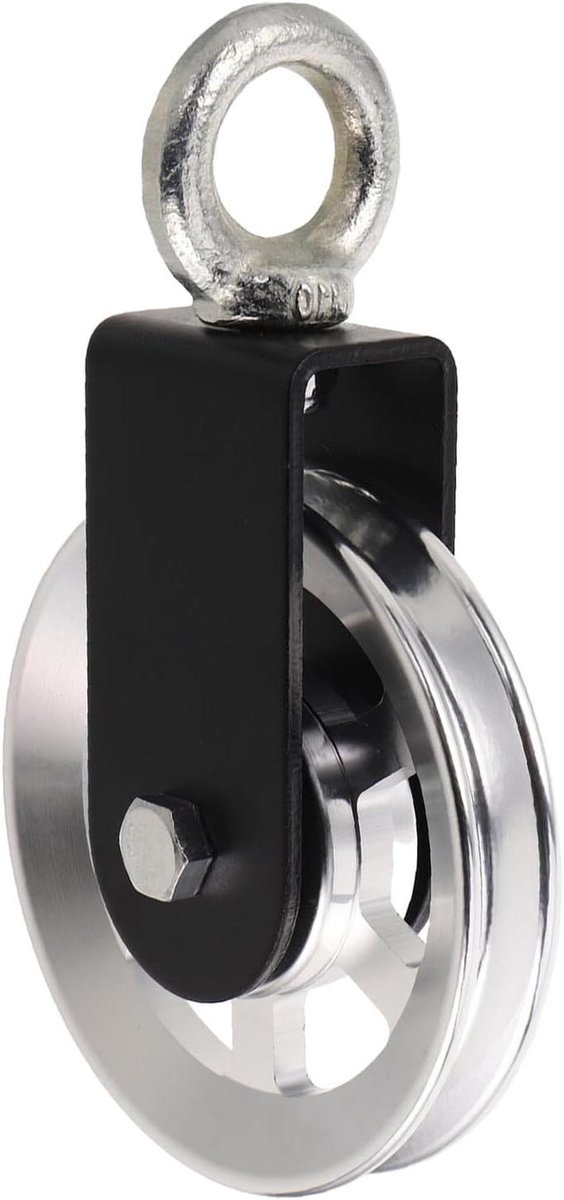 Fitness Katrol Wiel - Kabelmachine Accessoire - Kracht Training - Gladde Beweging - 17 cm - Meerkleurig