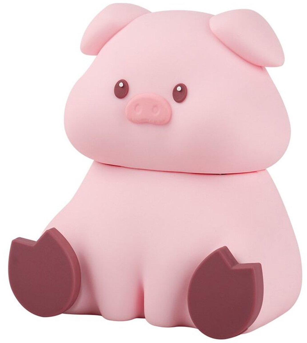 Draadloze luidspreker van 5,2 inch, schattig dierenontwerp, MP3-speler en telefoonhouder, varkensontwerp