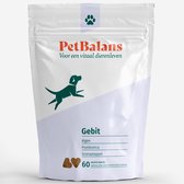 PetBalans Gebit en Adem Supplement voor Honden – Schone Tanden, Minder Tandplak & Frisse Adem – met Granaatappel, Postbiotica & Bruine Algen – 60 Snoepjes