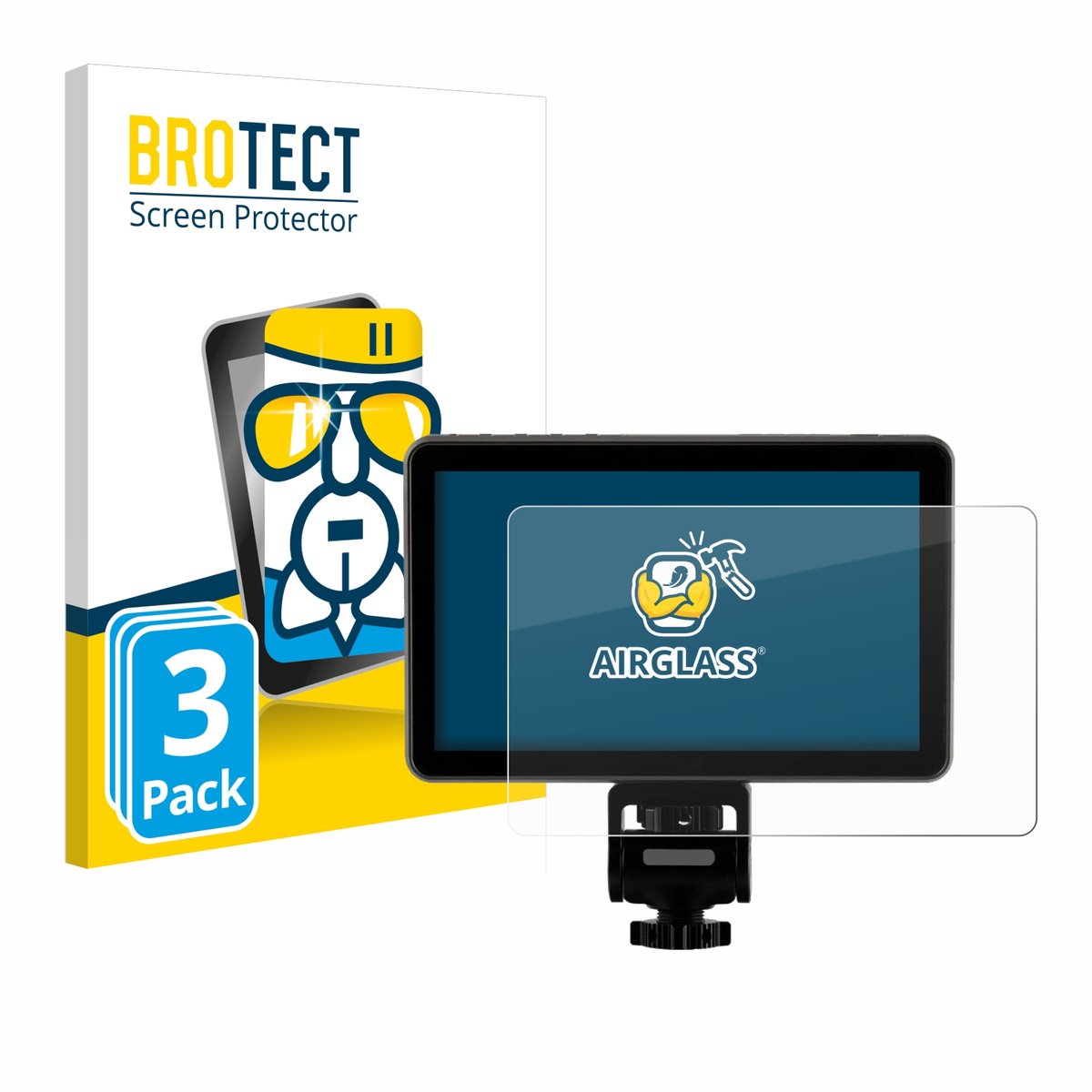 Screenprotector 3 Stuks voor Rollei Viltrox DC-X3 6" Beschermglas transparant