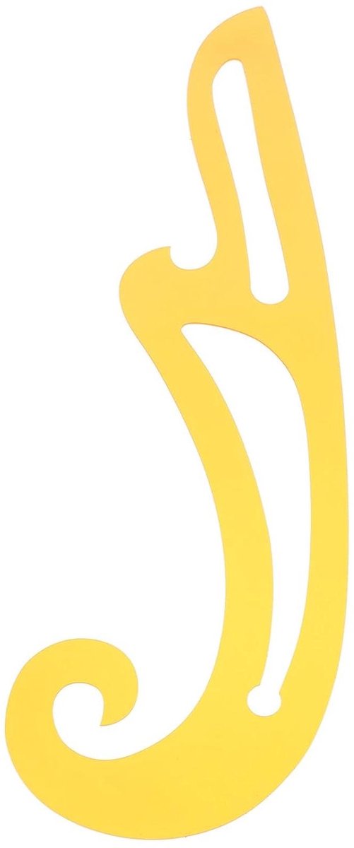 Naailiniaal Set - Patroon Teken Liniaal - Kleding Ontwerpen - Handig Meetgereedschap - 41.5 cm - Gekleurd