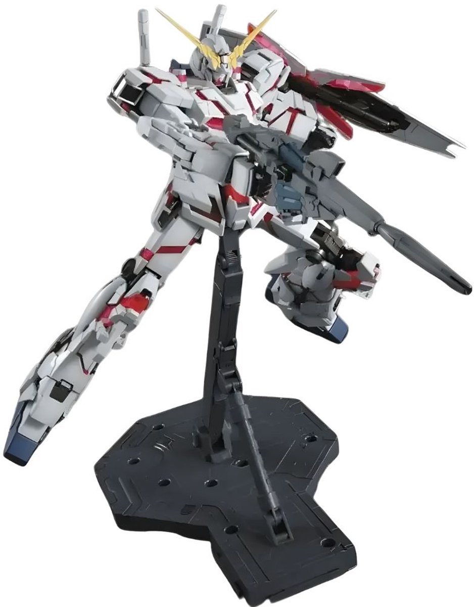 Gundam MG 1/100 RX-0 Unicorn Full Psycho Frame Prototype | Mecha Samurai | Robot technic modelbouw | Transformers speelgoed Classic Creator STEM bouwpakket | Expert technisch bouwpakket voor volwassenen (niet compatibel met Revell / lego ) — afbeelding 4