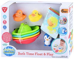 Play Livret de bain et Jouets de bain, 8 parties.