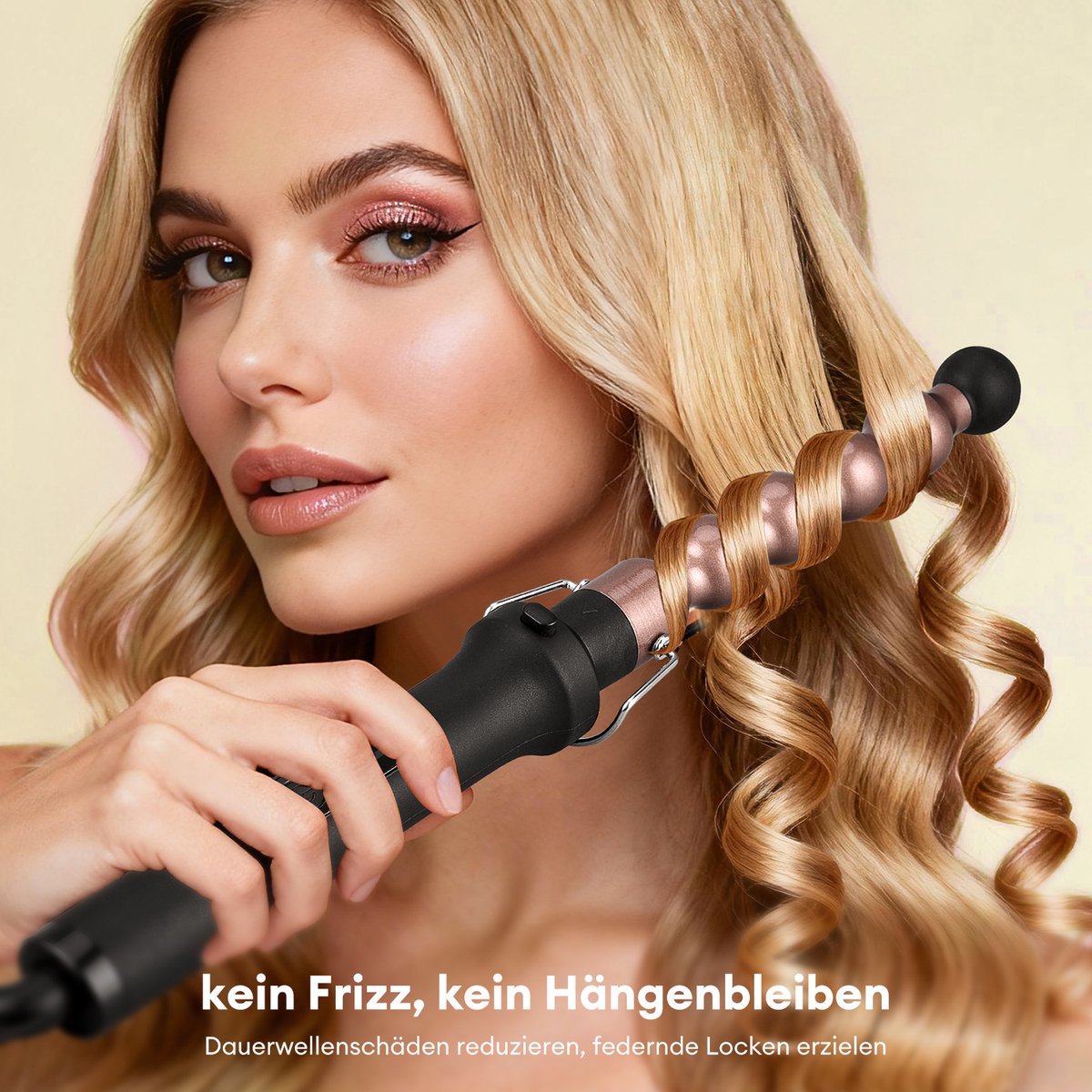 Krultangset 4 in 1, keramische krultang met diverse - afbeelding 3