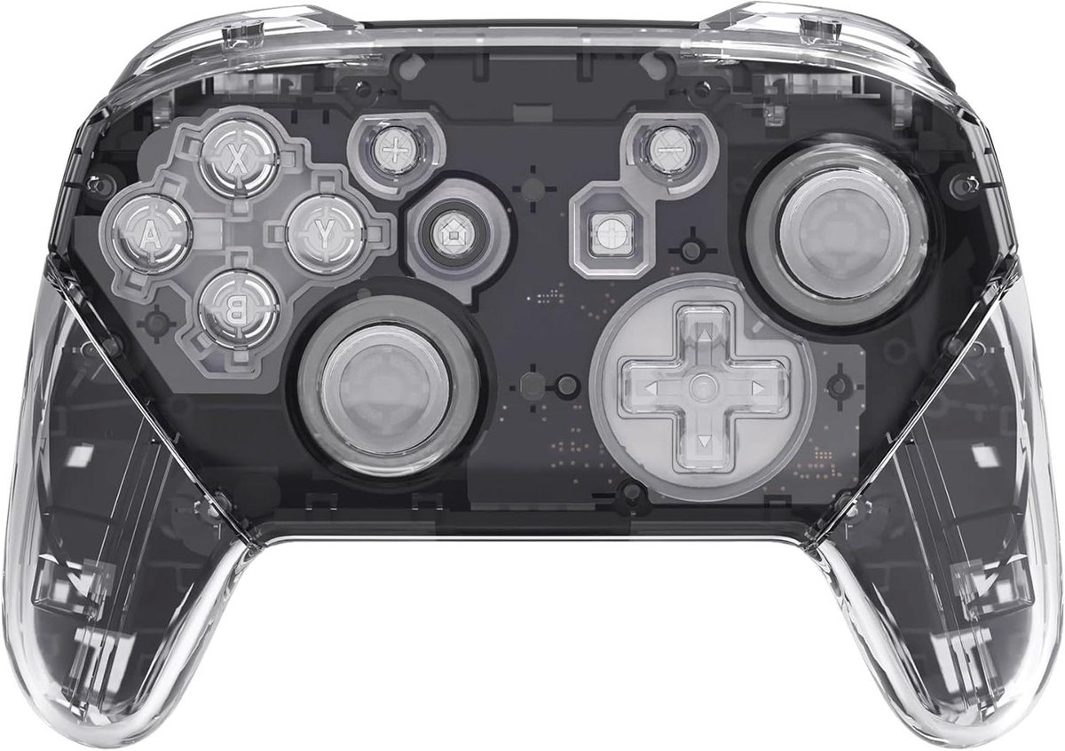 Controller Behuizing Set - Vervangende Shell - Controller Modificatie - Halfdoorzichtig Design - 10 Gram - Transparant