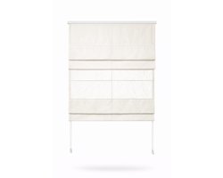 Plisségordijn Sencys Dubbel Vouwgordijn – Verduisterend & Lichtdoorlatend – 60x180 cm – Met Aluminium Rail – Wit