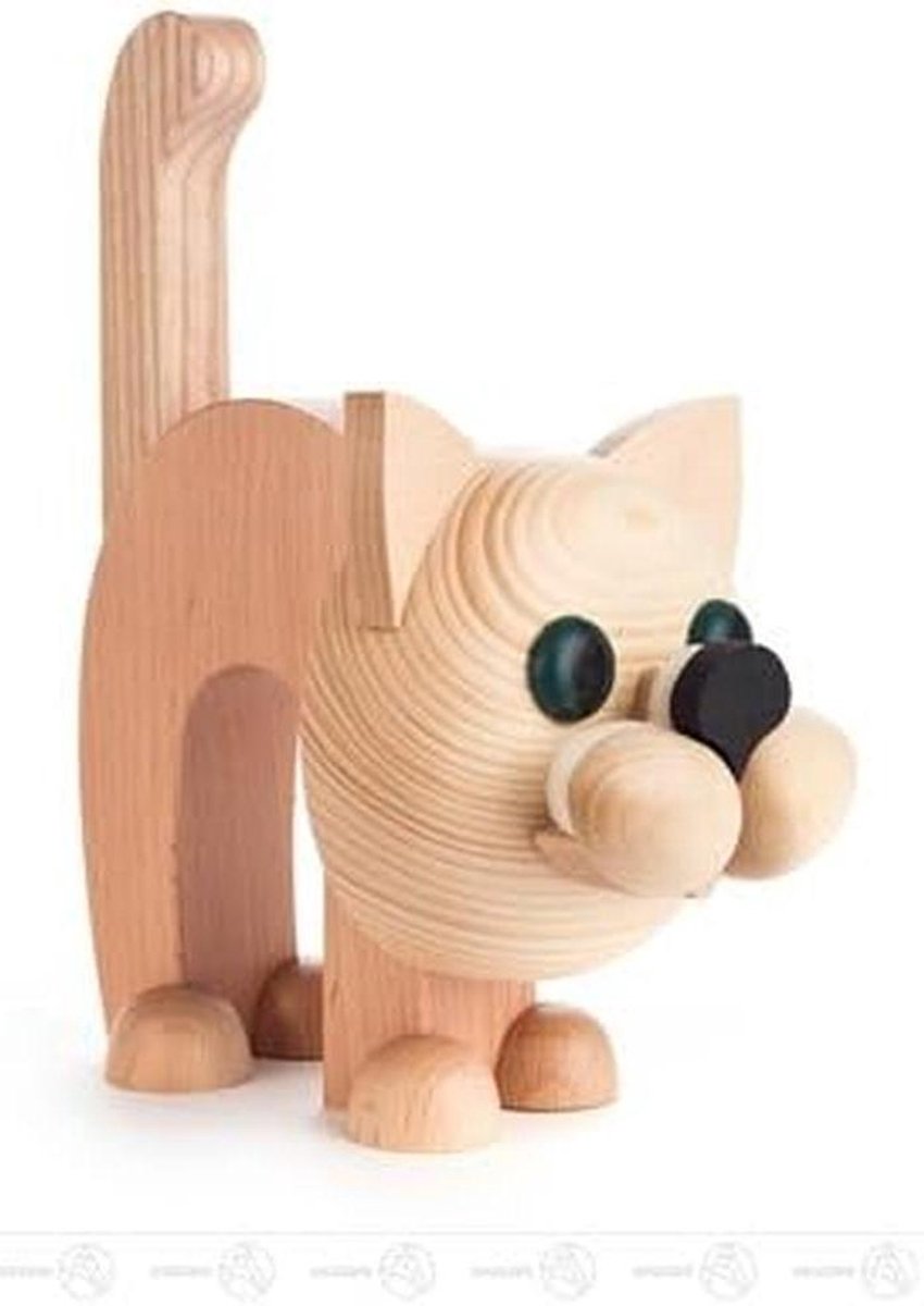 Brillenhouder Kat - Brillenstandaard - Bureau Decoratie - Handgemaakt - 10.5x21x17cm