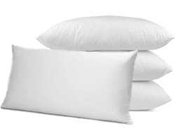Kussen Set - Slaapkussens - Comfortabel slapen - Vormvast en hypoallergeen - 90x40 cm - Wit