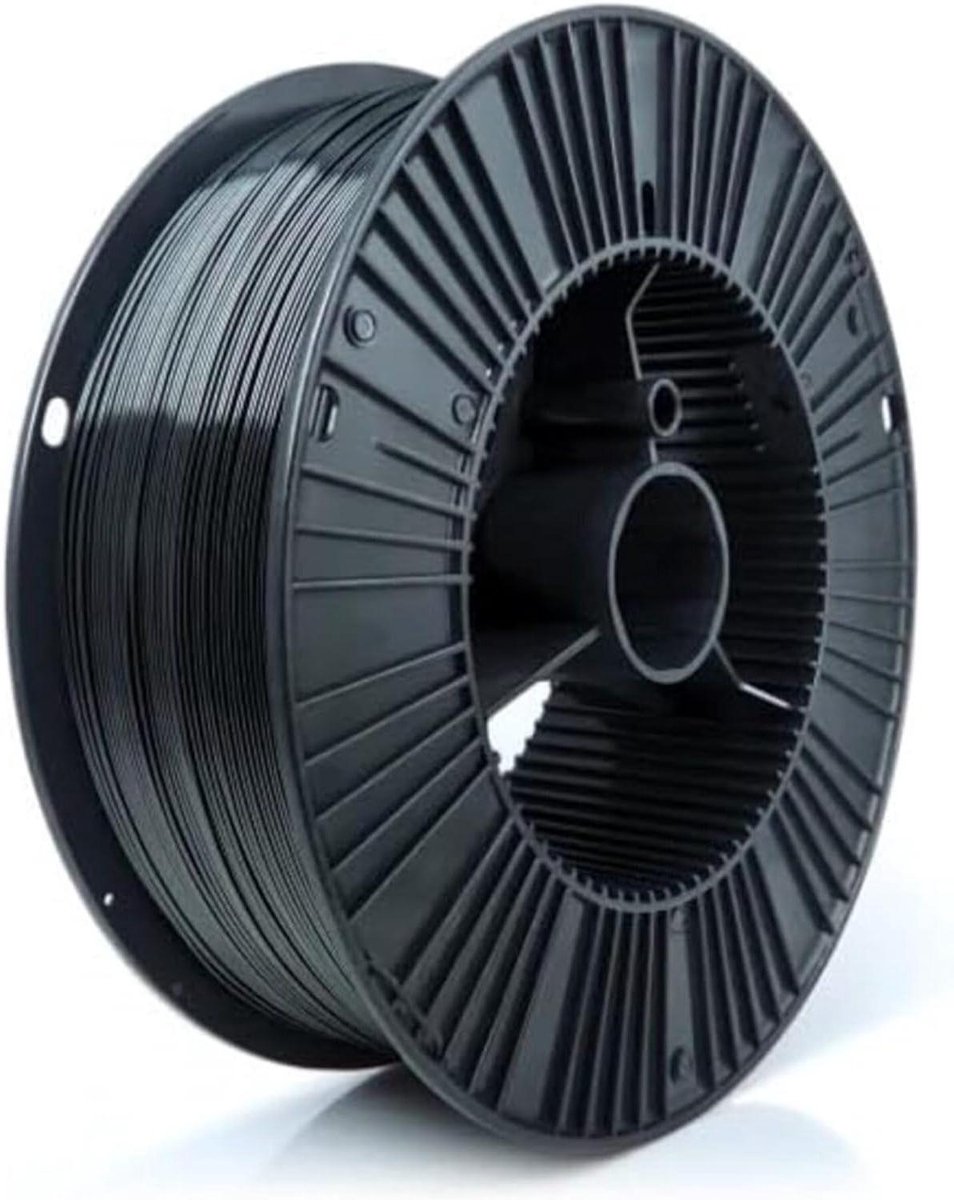 Rosa 3D PET-G Standard High Speed Filament for 3D Printers, Printing Materials, Light Glossy, 3D Printer Filament, Black Spool, 3 kg