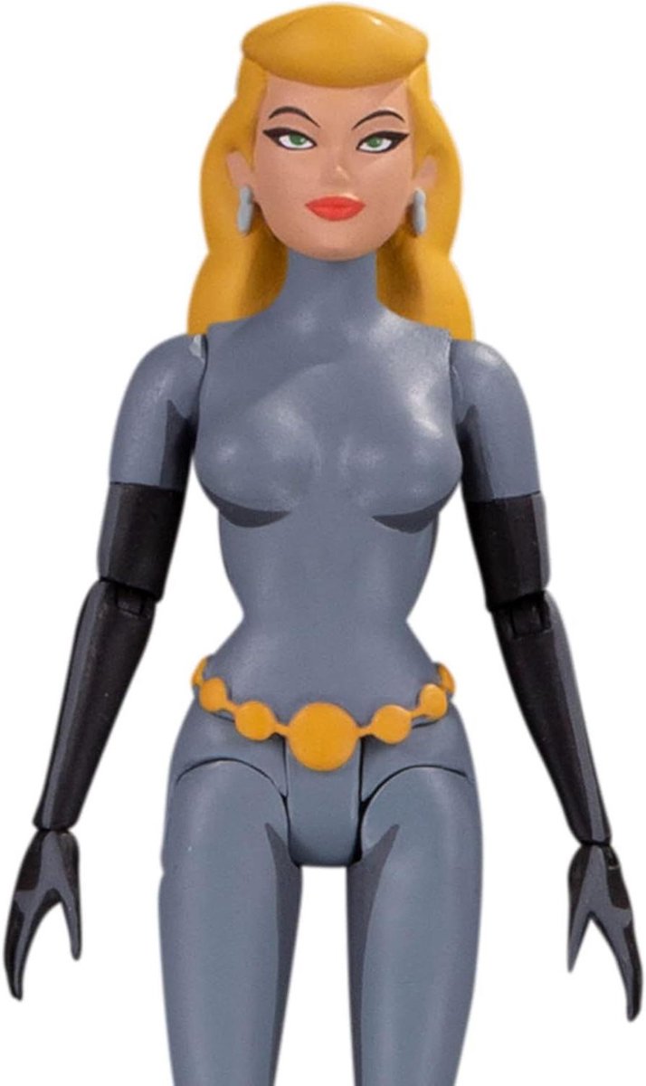 Actiefiguur Catwoman - Speelfiguur DC - Verzamelen - Geïnspireerd op animatieserie - 1:12 Schaal - Meerkleurig