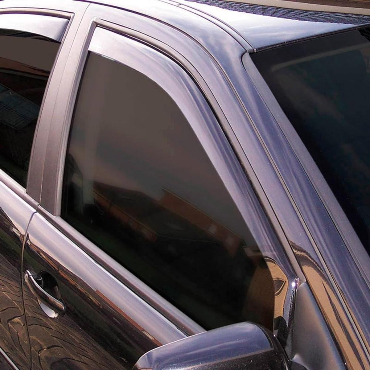 Side wind deflectors Dark compatible with Mazda CX-60 (KH) 2022-