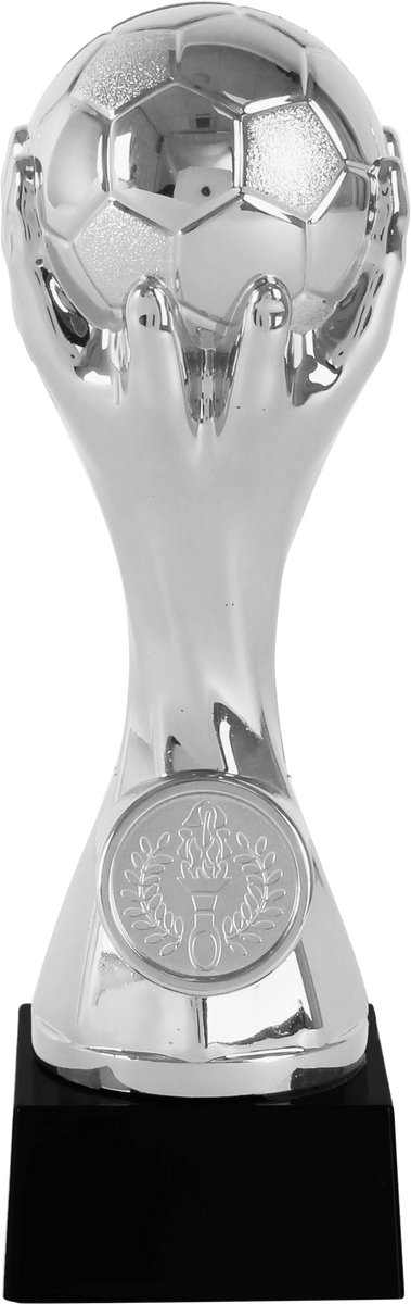 Sporttiek - Zilver - Tweede prijs - Sportprijs - WK Trofee - 17.5 cm Hoog