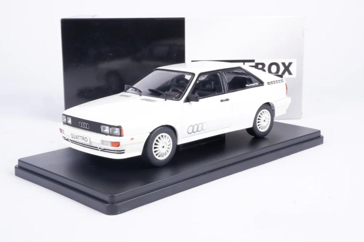 Audi Quattro 1981 Wit Modelauto 1/24 Whitebox
