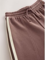 Next - Meisjes - Joggingbroek met wijde pijpen en zijstreep - Bruin