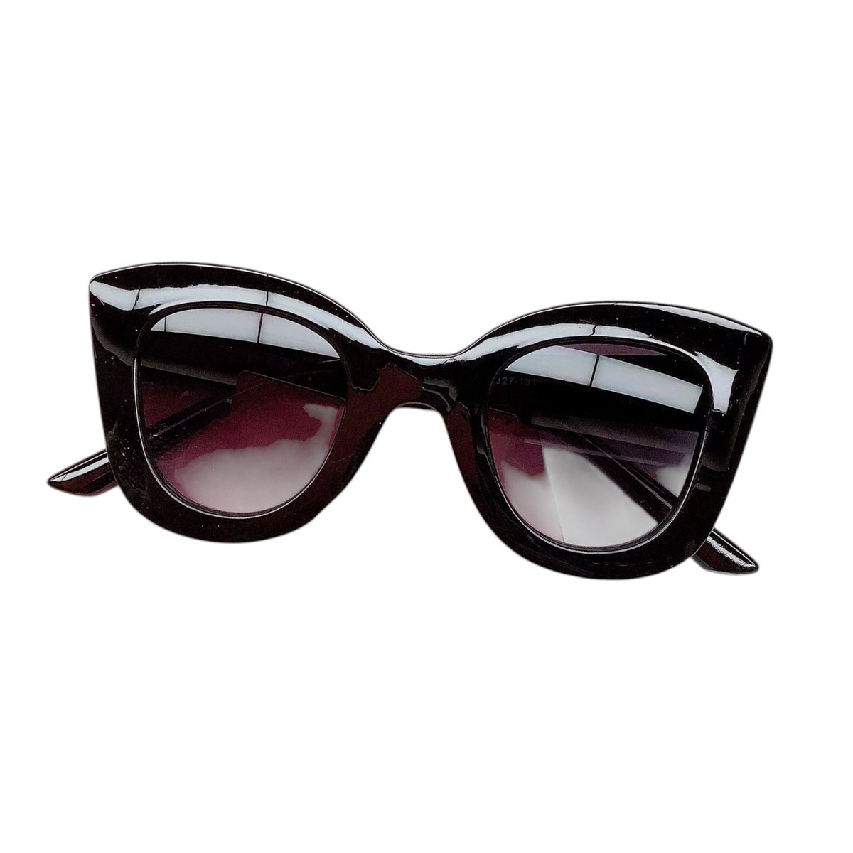 Kinder Zonnebril - Effen Zwart | Kunststof | Fashion Favorite